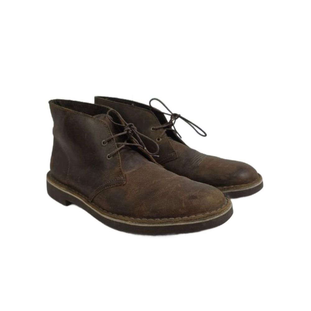 Clarks Bushacre 2 Brown Leather Chukka Men's Boots .‎